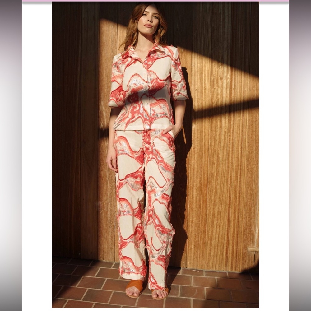 Arianne Elmy vacation flow pants $230 small - Picture 1 of 16